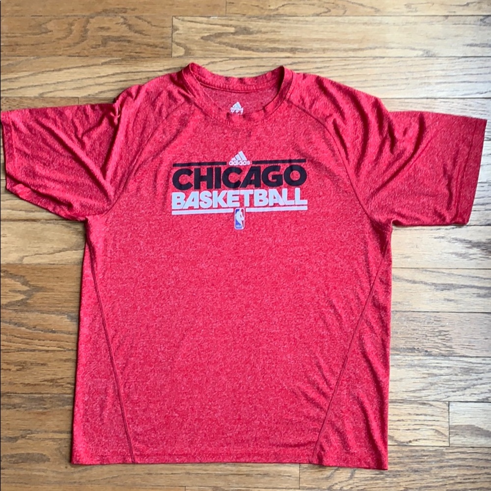 Chicago Bulls practice adidas shirt